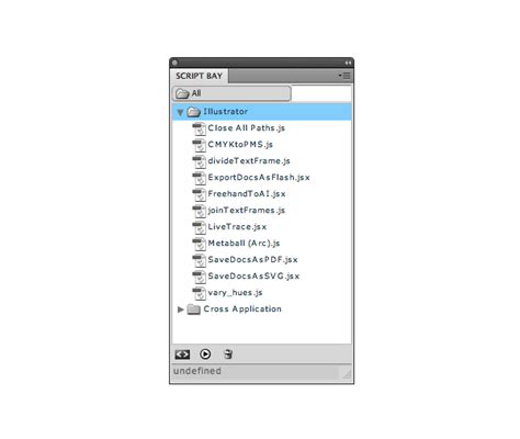 script bay|Script Bay: Script Panel Extension .